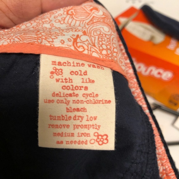 Anthropologie BICA CHEIA  Crops Capri Pants Black Corduroy Cargo Sz 12 - Picture 8 of 12